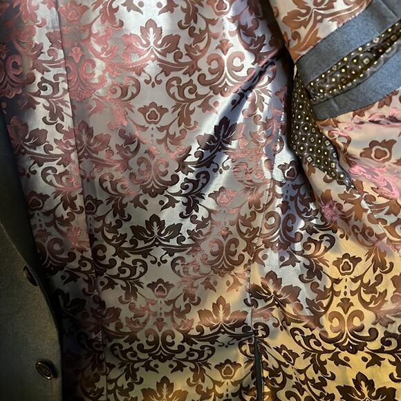 SAVILE ROW CO Brixton Extra Trim Fit Suit Jacket Size 38S - Picture 8 of 9